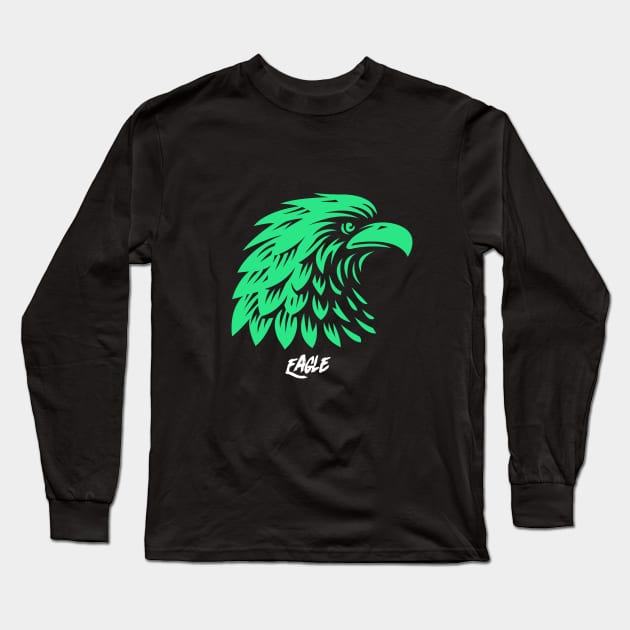 eagle Long Sleeve T-Shirt by anakmak1990